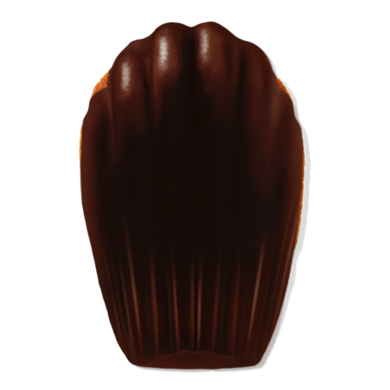 madeleines chocolat noir