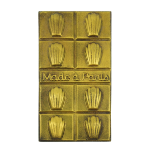 tablette de chocolat dorée